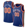 Incantevole Stupendo New York Knicks Nike Unisex 2023/24 Custom Swingman Jersey Blue City Edition per i Fan Veri