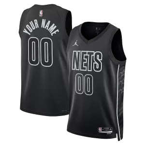 Lussuoso Brooklyn Nets Jordan Brand Unisex 2022/23 Swingman Custom Jersey Statement Edition Black per i Fan Veri