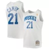 Lussuoso Classico Trendy Marcus Camby Toronto Raptors 1996/97 Hardwood Classics Swingman Jersey White per i Fan Veri