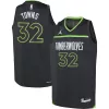 Lussuoso Karl Anthony Towns Minnesota Timberwolves Jordan Brand Youth Swingman Jersey Statement Edition Black per i Fan Veri