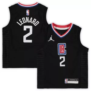 Lussuoso Magnifico Resistente Kawhi Leonard LA Clippers Jordan Brand Preschool 2020/21 Fast Break Replica Jersey Statement Edition Black per i Fan Veri