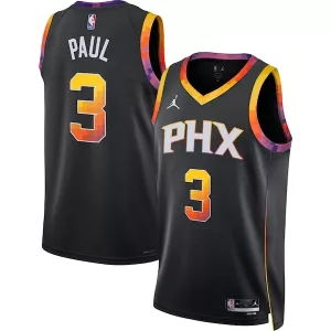 Lussuoso Stupendo Meraviglioso Chris Paul Phoenix Suns Jordan Brand Unisex Swingman Jersey Statement Edition Black per i Fan Veri