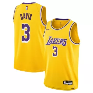 Magnifico Anthony Davis Los Angeles Lakers Nike Youth Swingman Jersey Icon Edition Gold per i Fan Veri