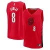 Magnifico Attraente Deni Avdija Portland Trail Blazers Youth Fast Break Player Jersey Statement Edition Red per i Fan Veri
