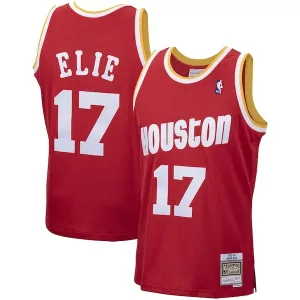 Magnifico Mario Elie Houston Rockets 1993/94 Hardwood Classics Swingman Jersey Red per i Fan Veri