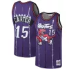 Magnifico Ottimo Moderno Vince Carter Toronto Raptors 1998/99 Hardwood Classics Swingman Jersey Purple/White per i Fan Veri