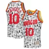 Magnifico Raffinato Sam Cassell Houston Rockets 1993/94 Hardwood Classics Doodle Swingman Jersey White per i Fan Veri