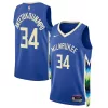 Magnifico Robusto Meraviglioso Giannis Antetokounmpo Milwaukee Bucks Nike Unisex 2022/23 Swingman Jersey City Edition Royal per i Fan Veri