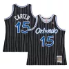 Magnifico Splendido Accattivante Vince Carter Orlando Magic 2009/10 Hardwood Classics Swingman Jersey Black per i Fan Veri