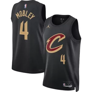 Magnifico Versatile Evan Mobley Cleveland Cavaliers Jordan Brand Unisex Swingman Jersey Statement Edition Black per i Fan Veri