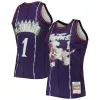 Meraviglioso Carino Fascinante Tracy McGrady Toronto Raptors 1998/99 Hardwood Classics NBA 75th Anniversary Diamond Swingman Jersey Purple per i Fan Veri