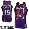 Meraviglioso Classico Vince Carter Toronto Raptors 1998/99 Throwback Authentic Jersey Purple per i Fan Veri