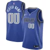 Meraviglioso Dallas Mavericks Nike Swingman Custom Jersey Blue Icon Edition per i Fan Veri