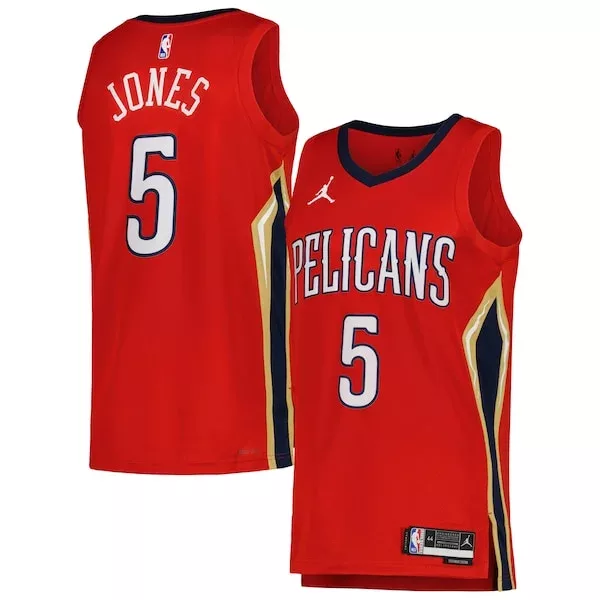 Meraviglioso Herbert Jones New Orleans Pelicans Jordan Brand Unisex Swingman Jersey Statement Edition Red per i Fan Veri