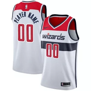 Meraviglioso Washington Wizards Nike 2020/21 Swingman Custom Jersey Association Edition White per i Fan Veri
