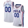 Moderno Accattivante Gorgeous Philadelphia 76ers Nike Unisex 2022/23 Swingman Custom Jersey White Association Edition per i Fan Veri