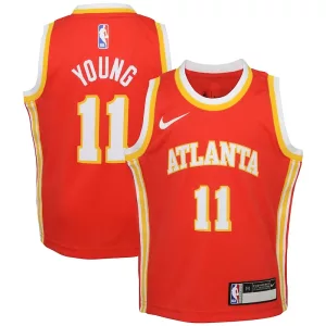 Moderno Duraturo Trae Young Atlanta Hawks Nike Preschool Swingman Player Jersey Icon Edition Red per i Fan Veri