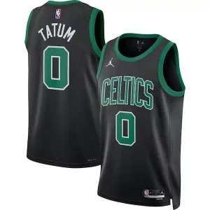 Moderno Eccezionale Jayson Tatum Boston Celtics Jordan Brand Unisex Swingman Jersey Statement Edition Black per i Fan Veri