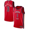 Raffinato CJ McCollum New Orleans Pelicans Jordan Brand Unisex Swingman Jersey Statement Edition Red per i Fan Veri