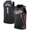 Moderno Fascinante Sofisticato Anfernee Simons Portland Trail Blazers Nike Unisex 2024/25 Swingman Player Jersey City Edition Black per i Fan Veri