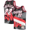 Moderno Gorgeous Resistente Clyde Drexler Portland Trail Blazers Hardwood Classics 1991/92 Hyper Hoops Swingman Jersey Black per i Fan Veri