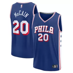 Lussuoso Carino Cool Jared McCain Philadelphia 76ers Youth 2024 NBA Draft Fast Break Player Jersey Icon Edition Royal per i Fan Veri
