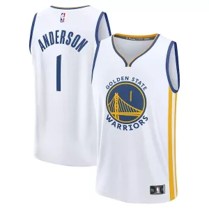 Moderno Kyle Anderson Golden State Warriors Fast Break Replica Player Jersey Association Edition White per i Fan Veri