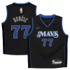 Moderno Luka Dončić Dallas Mavericks Nike Toddler 2023/24 Swingman Replica Jersey City Edition Black per i Fan Veri