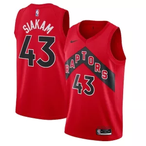 Moderno Pascal Siakam Toronto Raptors Nike 2020/21 Icon Swingman Jersey Red per i Fan Veri