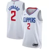 Moderno Pratico Kawhi Leonard LA Clippers Nike Unisex Swingman Jersey Association Edition White/Royal per i Fan Veri