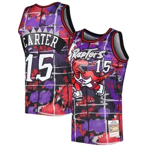 Moderno Vince Carter Toronto Raptors 1998/99 Hardwood Classics Lunar New Year Swingman Jersey Purple per i Fan Veri