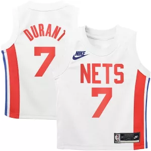 Ottimo Accattivante Fascinante Kevin Durant Brooklyn Nets Nike Preschool 2022/23 Swingman Jersey White Classic Edition per i Fan Veri