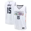 Comodo Nikola Jokic Denver Nuggets Youth 2024/25 Fast Break Player Jersey City Edition White per i Fan Veri