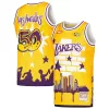 Ottimo Los Angeles Lakers x Tats Cru Hardwood Classics Fashion Jersey Gold per i Fan Veri