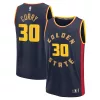 Ottimo Lussuoso Stephen Curry Golden State Warriors 2024/25 Fast Break Player Jersey City Edition Navy per i Fan Veri