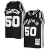 Pratico Accattivante David Robinson San Antonio Spurs Youth 1998/99 Hardwood Classics Swingman Jersey Black per i Fan Veri