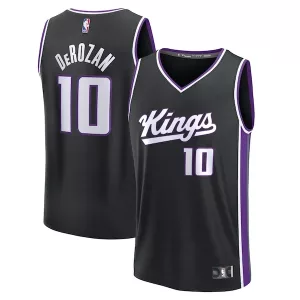 Ottimo Accattivante Meraviglioso DeMar DeRozan Sacramento Kings Fast Break Replica Player Jersey Icon Edition Black per i Fan Veri