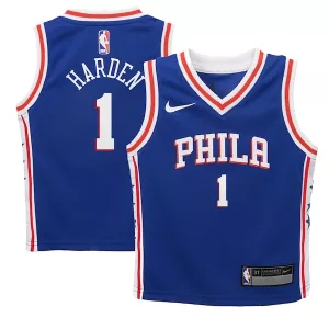 Pratico James Harden Philadelphia 76ers Nike Preschool Swingman Player Jersey Icon Edition Royal per i Fan Veri
