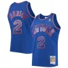 Pratico Larry Johnson New York Knicks 1996/97 Hardwood Classics Swingman Jersey Blue per i Fan Veri