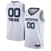 Pratico Memphis Grizzlies Nike Unisex Swingman Custom Jersey White Association Edition per i Fan Veri