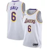 Pratico Robusto LeBron James Los Angeles Lakers Nike Unisex Swingman Jersey Association Edition White per i Fan Veri