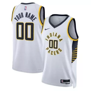 Pratico Sofisticato Attraente Indiana Pacers Nike Unisex Swingman Custom Jersey White Association Edition per i Fan Veri