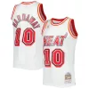 Prestigioso Bellissimo Sofisticato Tim Hardaway Miami Heat Hardwood Classics Swingman Jersey White per i Fan Veri