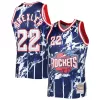 Prestigioso Clyde Drexler Houston Rockets 1996/97 Hardwood Classics Marble Swingman Jersey Navy per i Fan Veri