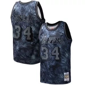 Prestigioso Delizioso Shaquille O'Neal Los Angeles Lakers Hardwood Classics 1996/97 Tie Dye Swingman Jersey Black per i Fan Veri