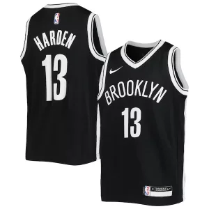 Prestigioso James Harden Brooklyn Nets Nike Youth Swingman Jersey Icon Edition Black per i Fan Veri