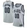 Prestigioso Meraviglioso Carino Orlando Magic Nike Unisex 2024/25 Custom Swingman Jersey City Edition Silver per i Fan Veri
