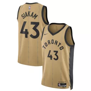 Prestigioso Pascal Siakam Toronto Raptors Nike Unisex 2023/24 Swingman Jersey Gold City Edition per i Fan Veri