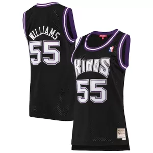 Prestigioso Trendy Fascinante Jason Williams Sacramento Kings Women's 2000/01 Hardwood Classics Swingman Jersey Black per i Fan Veri