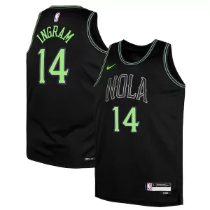 Raffinato Classico Moderno Brandon Ingram New Orleans Pelicans Nike Youth Swingman Replica Jersey City Edition Black per i Fan Veri